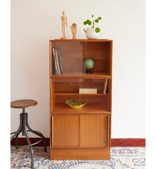 Vitrine en bois Victoria N°1360 - Produit chiné Debongout