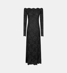 Robe longue en dentelle Rabanne