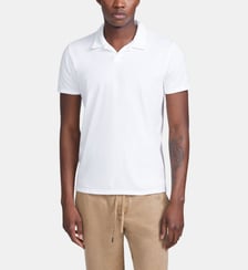 Polo en coton flammé L'Essentiel Ikks