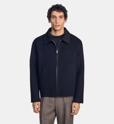 Blouson en laine à zip Sandro