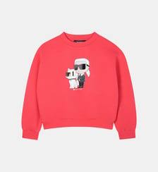 Sweat-shirt en double jersey Karl Lagerfeld Kids