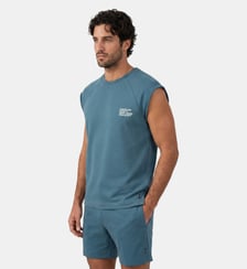 Sweat-shirt sans manches en coton bio « DISCIPLINE » Ron Dorff