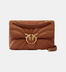 Grand sac à bandoulière love bag puff à matelassage papillon Pinko