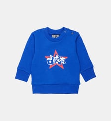 Sweat-shirt col rond avec logo Diesel Kids