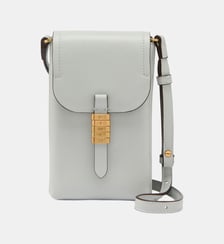 Pochette à bandoulière pour smartphone en cuir à logo Pinko