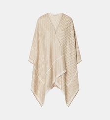 Poncho à logo jacquard Liu Jo