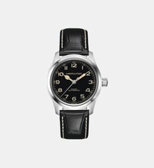 Montre automatique Khaki field Noir H70405730 Hamilton