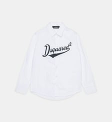 Chemise à manches longues avec logo Dsquared2