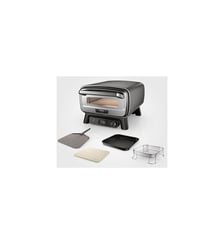 Four à pizza électrique MO201EU inox noir pizza 30 cm, fonction air fryer, thermostat digital Ninja