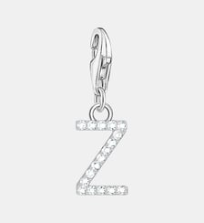 Thomas Sabo Pendentif Charm lettre Z avec pierres blanches argent Argent sterling 925 Thomas Sabo