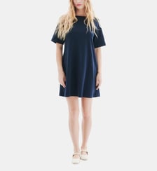 Robe rmarie - Motif uni - Coupe droite Caroll