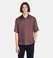 Chemise fluide square Cross Sandro