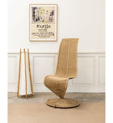 Fauteuil sculptural en corde Ernest N°1052- Produit chiné Debongout