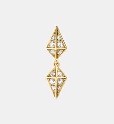 Boucle d'oreille Rockaway Diamants & Or Jaune Statement