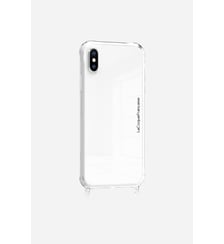 Coque de téléphone transparente anti-choc avec anneaux pour iPhone X / XS La Coque Française