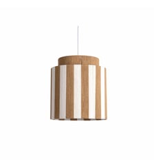 Suspension Vienna Stripes - Naturel - 30x30x33cm Leitmotiv