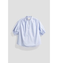 Blouse en coton à rayures et volants - LETTY Pablo