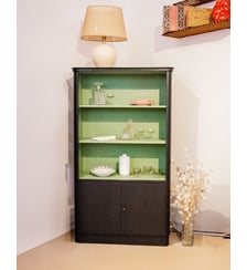 Étagère-buffet vert et noir Gaëlle N°809- Produit chiné Debongout