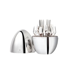 Ensemble pour 6 personnes (24 pièces) en métal argenté avec écrin - MOOD PARTY Christofle