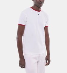 T-shirt droit en coton monogramme Fursac