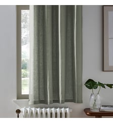 Rideau radiateur lin lavé pattes cachées La Redoute Interieurs