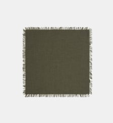 Foulard à fines franges en cachemire Bompard