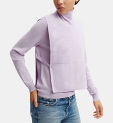 Plastron point ottoman Bompard