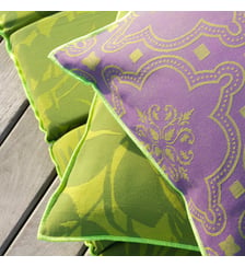 Housse de coussin Bahia Acrylique Le Jacquard Francais
