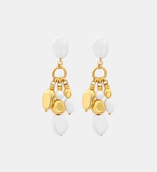 Boucles d'oreilles clips   doré à l'or fin - Loulou Satellite