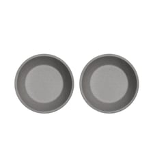 Assiette en terre cuite à décor rond OYOY