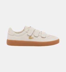Sneakers Baseshot Pro Strap femme en cuir Lacoste