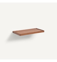 Etagère murale noyer et plaqué L60 cm AM.PM