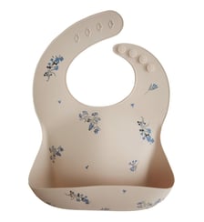 Bavoir à poche en silicone Mushie