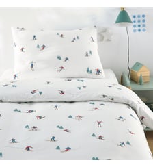 Parure de lit enfant en 30% coton recyclé, taie rectangulaire La Redoute Interieurs