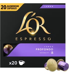Capsules Espresso LUNGO PROFONDO x20 104g L'Or