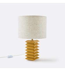 Lampe à poser en céramique et lin La Redoute Interieurs