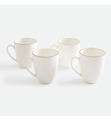 Lot de 4 mugs porcelaine La Redoute Interieurs