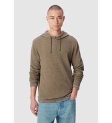 Tee-shirt capuche maille nid d'abeille Ikks