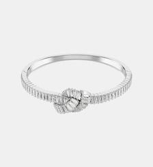 Bracelet-jonc Matrix, Nœud, Métal rhodié Swarovski