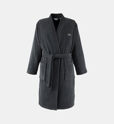 Peignoir de bain long en coton Lacoste Home