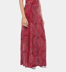 Jupe avec broderies de perles Rabanne