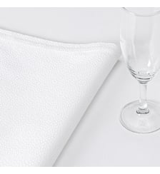 Serviette Offre White Galuchat Le Jacquard Francais
