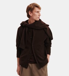 Gilet col teddy Lucas Bompard