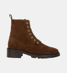 Bottines Plates Lara Cuir Suédé Bobbies