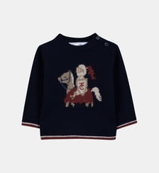 Pull -  laine broderie chevalier Tartine Et Chocolat