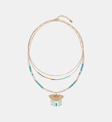 Collier rang multiples avec pendentif ALONI Hipanema