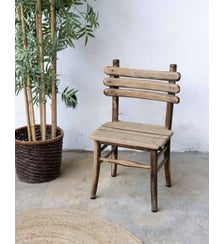 Chaise en bois à lattes pour enfant Ernestine N°1356- Produit chiné Debongout