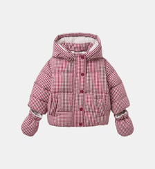 Doudoune motif vichy Cyrillus
