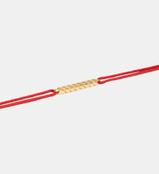 Bracelet Anagramme rainuré sur cordon JEM