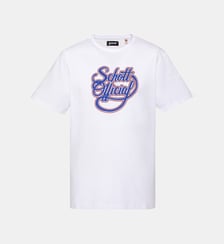 T-shirt imprimé Schott Official vintage. Schott